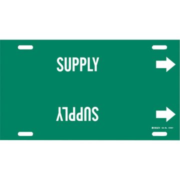"Supply" Pipe Marker