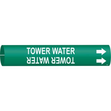 "Tower Water" Pipe Marker