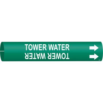 "Tower Water" Pipe Marker