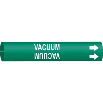 "Vacuum" Pipe Marker