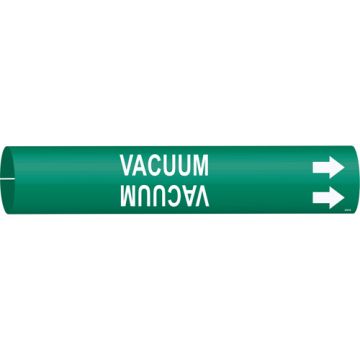 "Vacuum" Pipe Marker