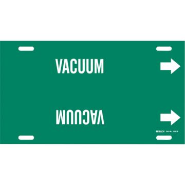 "Vacuum" Pipe Marker