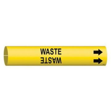 "Waste" Pipe Marker