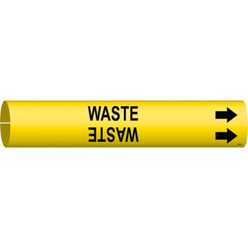 "Waste" Pipe Marker
