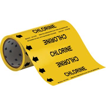 "Chlorine" Roll Form Pipe Markers