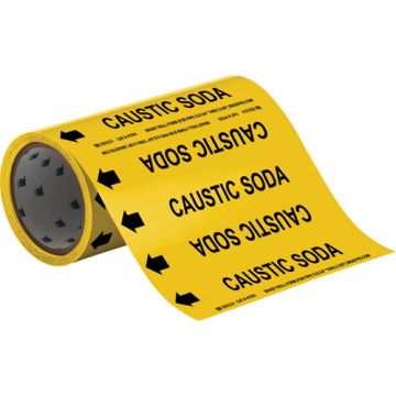 "Caustic Soda" Roll Form Pipe Markers