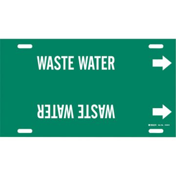 "Waste Water" Pipe Marker