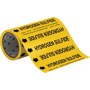 "Hydrogen Sulfide" Roll Form Pipe Markers