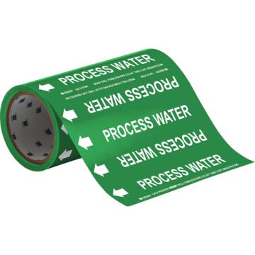 "Process Water" Roll Form Pipe Markers
