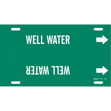 "Well Water" Pipe Marker