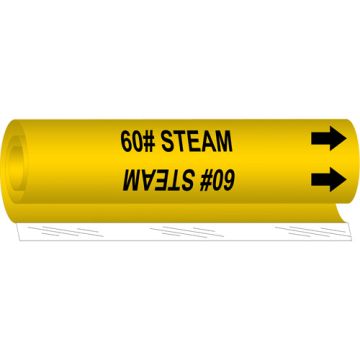 "60# Steam" Pipe Marker