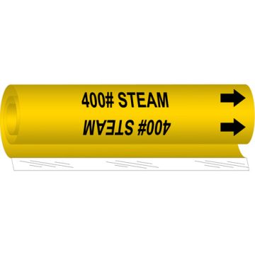 "400# Steam" Pipe Marker