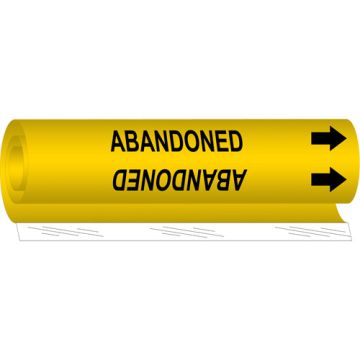 "Abandoned" Pipe Marker