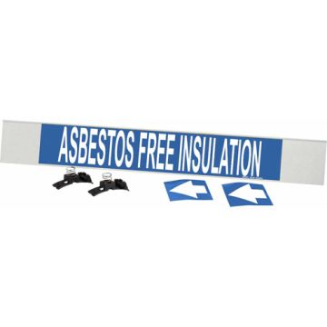 "Asbestos Free" Pipe Marker