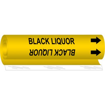 "Black Liquor" Pipe Marker