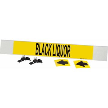 "Black Liquor" Pipe Marker