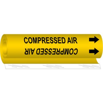 "Compressed Air" Pipe Marker