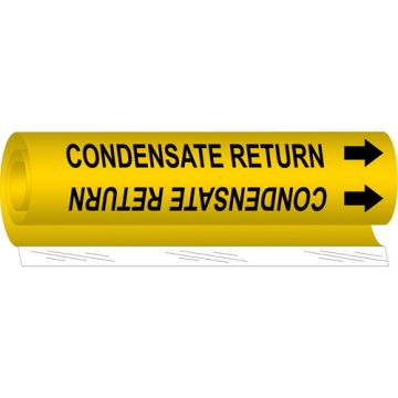 "Condensate Return" Pipe Marker