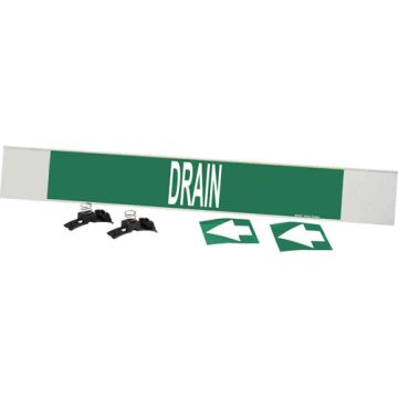 "Drain" Pipe Marker