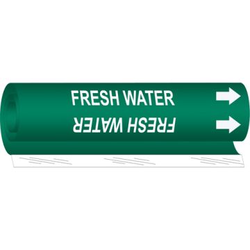 "Fresh Water" Pipe Marker