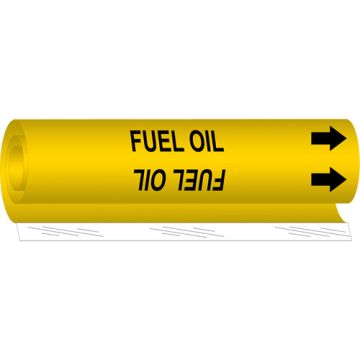 "Fuel Oil" Pipe Marker