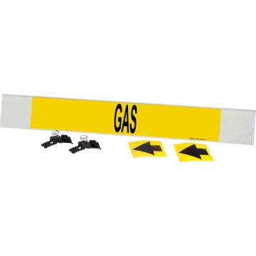 "Gas" Pipe Marker