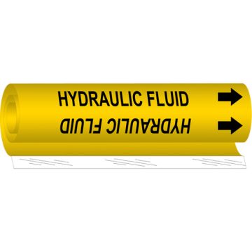 "Hydraulic Fluid" Pipe Marker