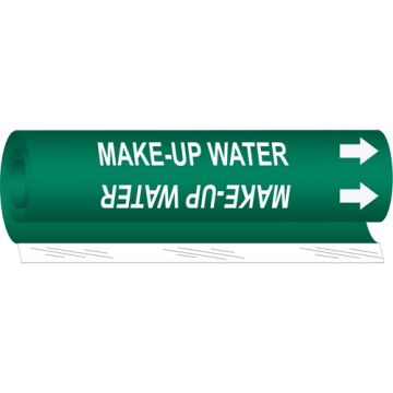 "Make-Up Water" Pipe Marker