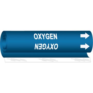 "Oxygen" Pipe Marker