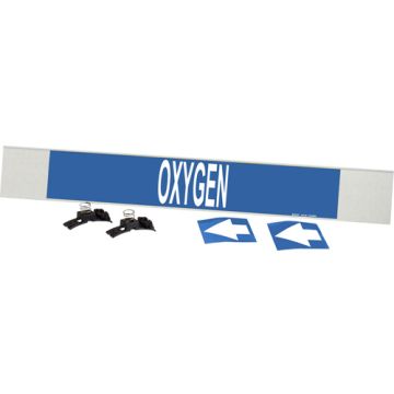 "Oxygen" Pipe Marker