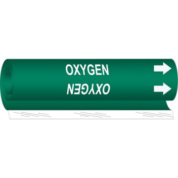 "Oxygen" Pipe Marker