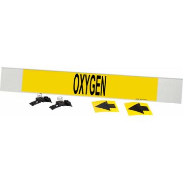 "Oxygen" Pipe Marker
