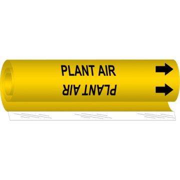"Plant Air" Pipe Marker