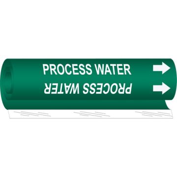 "Process Water" Pipe Marker