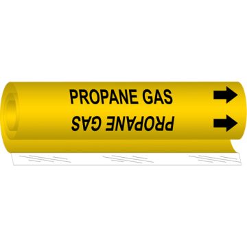 "Propane Gas" Pipe Marker