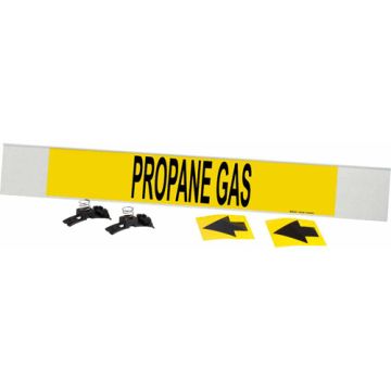 "Propane Gas" Pipe Marker