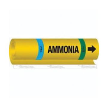 Blank "Vap Ammonia Low" Ammonia (IIAR) Pipe Marker