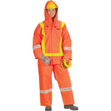 Hurricane Flame Retardant/Oil Resistant Rain Suits - Traffic Suit