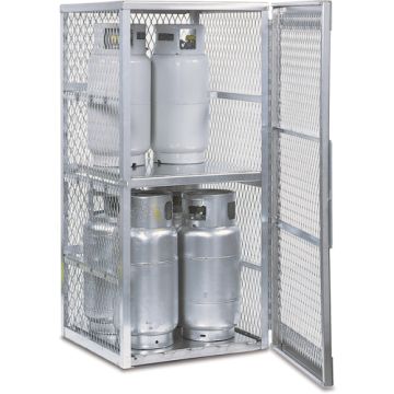 Aluminum LPG Cylinder Locker Storage