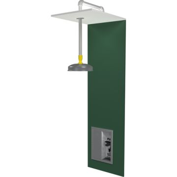 Barrier Free Recess-Mounted Emergency Shower Stations