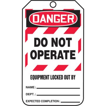 Lockout Tags