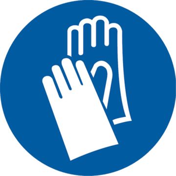 Gloves Pictogram Labels