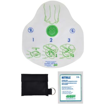 CPR Kit in Pouch With Belt Loop