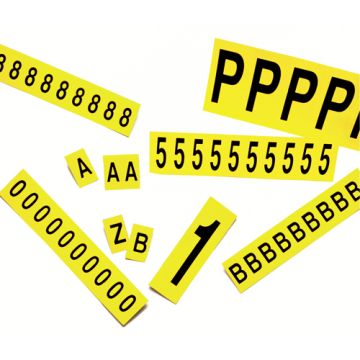 Individual Adhesive Number Markers