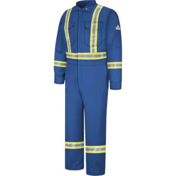 Flame-Resistant Premium Coveralls with Reflective Trim