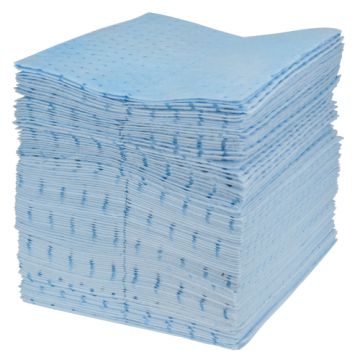 Blue Bonded Sorbent Pad