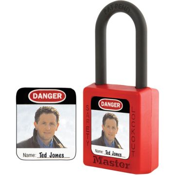 Zenex™ Thermoplastic Photo Padlock Identification Labels