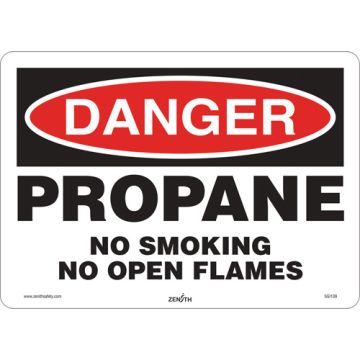 Danger Propane Safety Sign