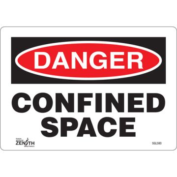 "Confined Space" Sign