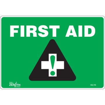 "First Aid" Sign
